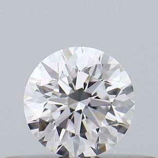 0.26 Carat Round D VVS1 EX GIA Natural Diamond