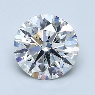 1.51 Carat Round F SI2 EX GIA Natural Diamond