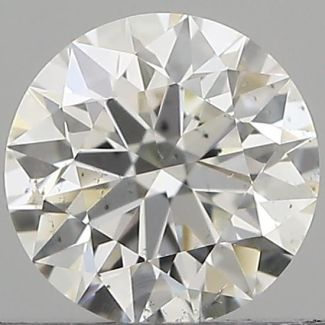 0.40 Carat Round G SI1 EX GIA Natural Diamond