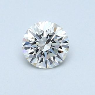 0.42 Carat Round H VS1 EX VG GIA Natural Diamond