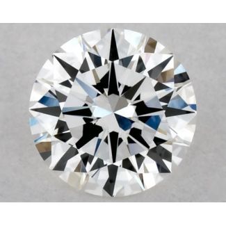 0.33 Carat Round F VVS1 EX VG GIA Natural Diamond