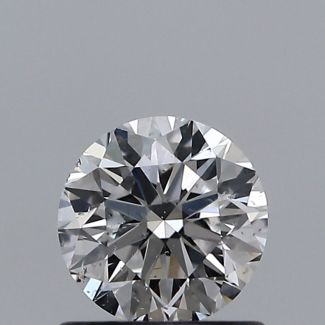 0.70 Carat Round D SI2 VG GIA Natural Diamond