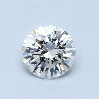 0.52 Carat Round I VS1 EX GIA Natural Diamond