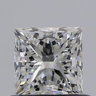 0.54 Carat Princess H VVS1 - EX VG GIA Natural Diamond