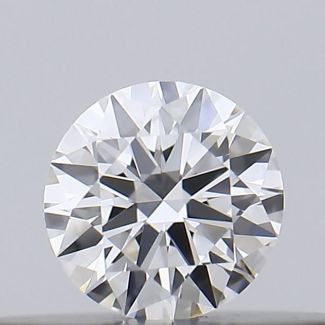 0.15 Carat Round E VVS1 EX GIA Natural Diamond