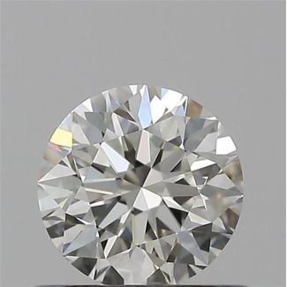 0.52 Carat Round H VVS1 EX IGI Natural Diamond