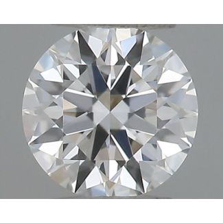 0.18 Carat Round E VVS2 EX GIA Natural Diamond