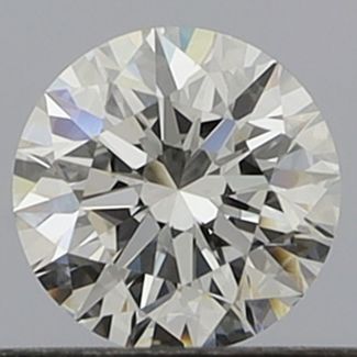 0.37 Carat Round E VVS1 EX GIA Natural Diamond