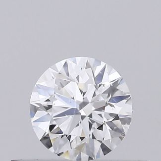 0.34 Carat Round D SI1 EX GIA Natural Diamond