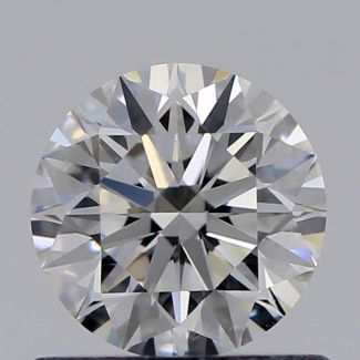 0.65 Carat Round F VS2 EX GIA Natural Diamond