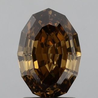 2.08 Carat Other Fancy Dark Yellowish Brown SI1 - VG NONE Natural Diamond