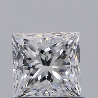 0.55 Carat Princess D VS2 - EX VG GIA Natural Diamond