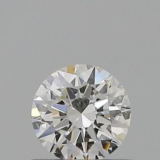 0.5 Carat Round H IF EX GIA Natural Diamond