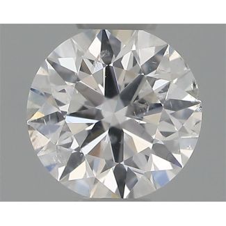 0.30 Carat Round D SI2 EX GIA Natural Diamond