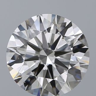 3.06 Carat Round H VS1 EX GIA Natural Diamond