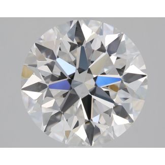 1.3 Carat Round E VVS1 EX GIA Natural Diamond