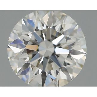 0.56 Carat Round G VVS1 EX IGI Natural Diamond