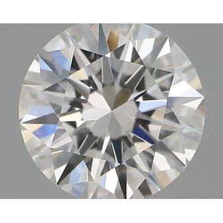 0.46 Carat Round F IF EX GIA Natural Diamond