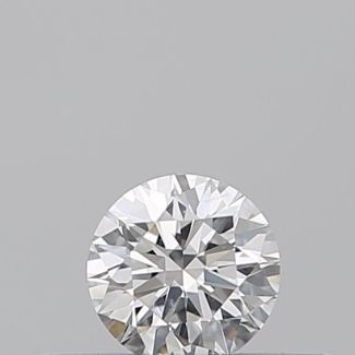 0.18 Carat Round D SI2 EX VG GIA Natural Diamond