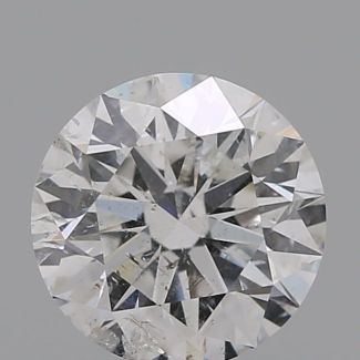 0.61 Carat Round E I1 EX GIA Natural Diamond