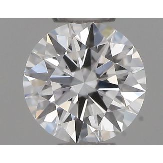 0.23 Carat Round E VVS1 EX GIA Natural Diamond