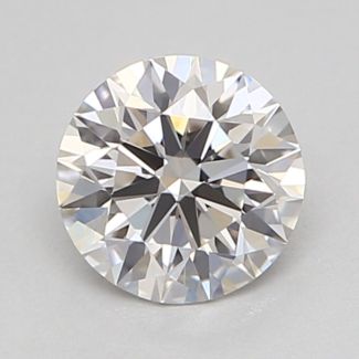 0.35 Carat Round H VVS1 EX GIA Natural Diamond