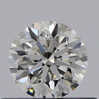 0.37 Carat Round H VS2 VG GIA Natural Diamond