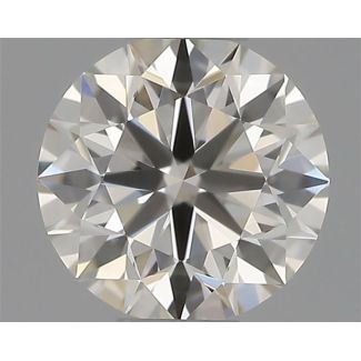 0.36 Carat Round H VS1 EX IGI Natural Diamond