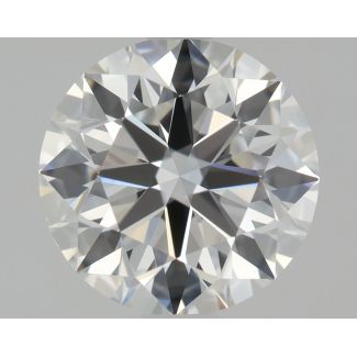 1.0 Carat Round F VVS2 EX GIA Natural Diamond