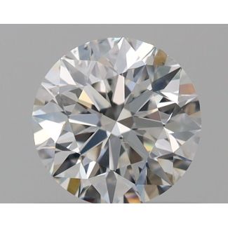 0.6 Carat Round F SI1 EX GIA Natural Diamond