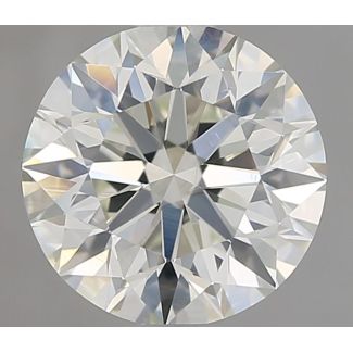 1.34 Carat Round G IF EX IGI Natural Diamond