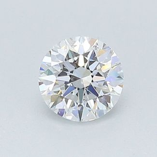 0.5 Carat Round D SI2 EX GIA Natural Diamond