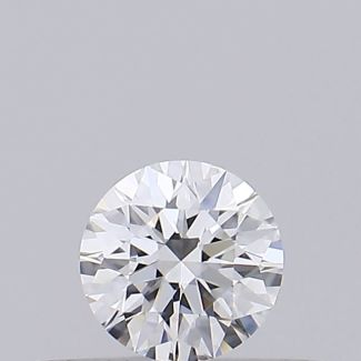 0.2 Carat Round D VVS2 VG EX GIA Natural Diamond