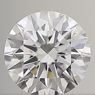 0.24 Carat Round F VVS1 EX GIA Natural Diamond