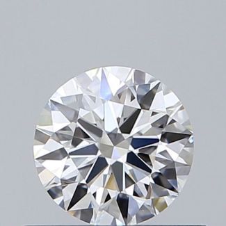 0.43 Carat Round E VVS1 EX GIA Natural Diamond