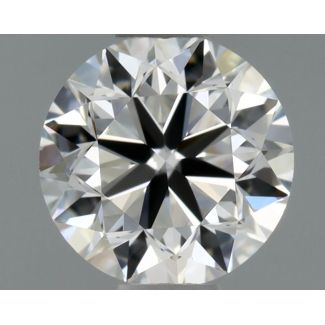 0.51 Carat Round E VS1 VG EX GIA Natural Diamond