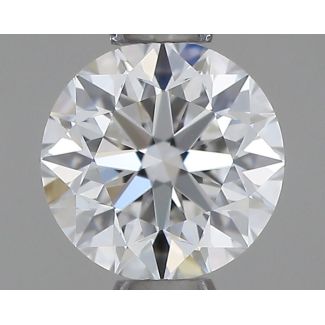 0.5 Carat Round F VVS1 VG EX GIA Natural Diamond