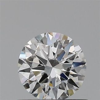 0.50 Carat Round F VVS2 EX VG GIA Natural Diamond