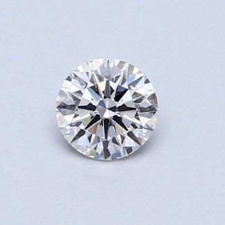 0.41 Carat Round D VS2 VG EX GIA Natural Diamond