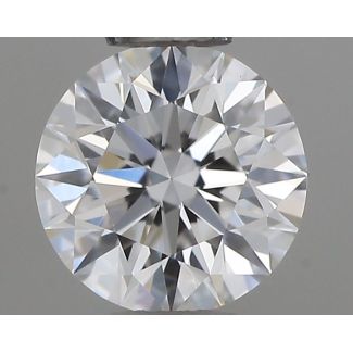 0.34 Carat Round E VVS2 EX GIA Natural Diamond