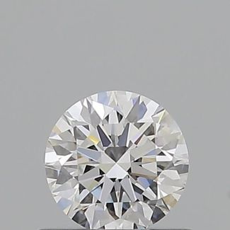 0.5 Carat Round D VVS2 EX GIA Natural Diamond