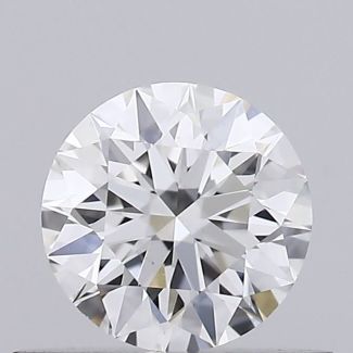 0.41 Carat Round F VS1 EX GIA Natural Diamond