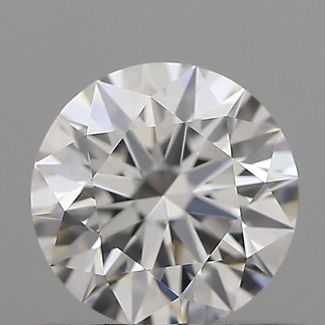 0.52 Carat Round D VVS1 EX GIA Natural Diamond