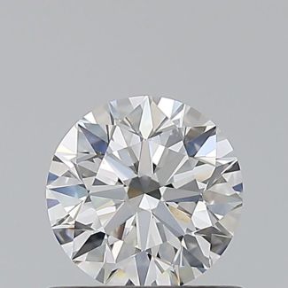 0.6 Carat Round E VS2 EX GIA Natural Diamond