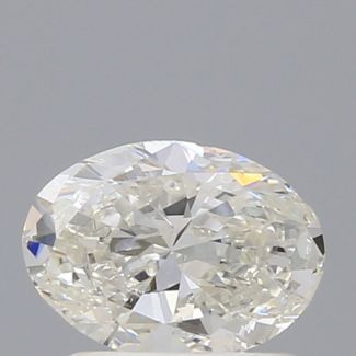 0.90 Carat Oval H SI2 - GD IGI Natural Diamond