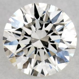 0.23 Carat Round G VVS2 EX VG GIA Natural Diamond