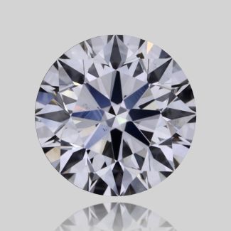 0.7 Carat Round F SI1 EX GIA Natural Diamond