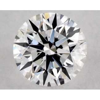 0.41 Carat Round D VVS1 EX GIA Natural Diamond