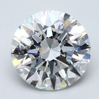 8.13 Carat Round H SI2 EX GIA Natural Diamond