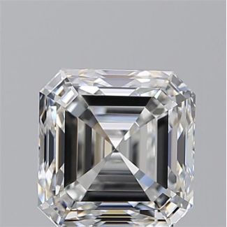 2.52 Carat Asscher F VVS2 - EX GIA Natural Diamond